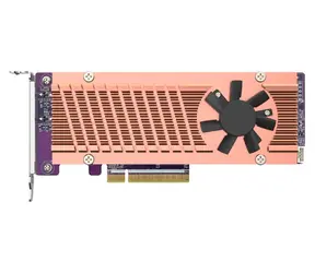 QNAP QM2-2P-384A PCIe-Erweiterungskarte für NAS / 2 x M.2 22110-Steckplätze / PCIe Gen3 x8
