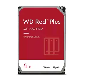 WD Red PLUS (EFPX) 4 TB / HDD / 3,5" SATA III / 5.400 U/min / 256 MB Cache / 3 Jahre / für NAS