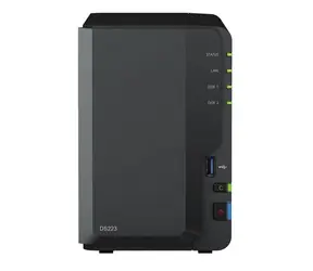 Synology DiskStation DS223 / 2x HDD / RTD1619B 4c@1,7GHz / 2GB RAM / 3x USB 3.2 / 1x GLAN