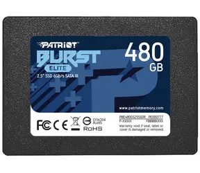 Patriot Burst Elite 480 GB / SSD / 2,5 Zoll SATA III / R: 450 MB / W: 320 MB / IOPS 40.000 40.000 / MTBF 2 MHz
