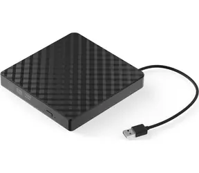 KRUX DVD externes Laufwerk schwarz / USB-A 2.0 / DVD+- R / DVD+-RW / DVD+- R DL / CD- R 