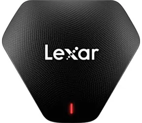 Lexar LRW500URB Multi-Kartenleser 3-in-1 / USB 3.1 Typ-C / unterstützt CF-/SD- und microSD-UHS-II-Karten