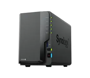 Synology DiskStation DS224+ / 2x HDD / Intel Celeron J4125@2,7 GHz / 2 GB RAM / 2x USB 3.2 / 2x GLAN