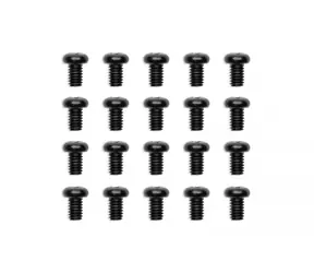 EKWB EK-Loop Kreuzschlitzschrauben-Set M4x5mm - Schwarz (20 Stück)