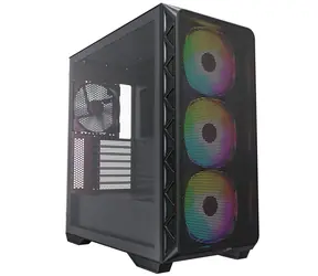 Montech Air 903 Max schwarz / E-ATX / 2x USBA + 1x USBC / 4X 140mm / ohne Stromquelle / transparente Seite