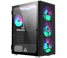 Montech X3 Glass schwarz / ATX / 3x USBA / 3x 140mm + 3x 120mm / ohne Stromquelle / transparente Seite