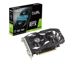 Asus RTX3050 Dual OC 6 GB / 1537 MHz / 6 GB GDDR6 / 96-Bit / DVI-D + HDMI + DP