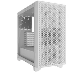 Corsair 3000D Airflow weiß / ATX / 2x USB 3.2 / 2x 120mm / ohne Netzteil / transparente Seite 