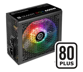 Thermaltake SMART RGB 600W schwarz / ATX / 600W / 120mm Lüfter / 80PLUS / nicht modular