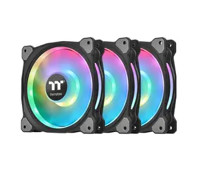 Thermaltake Riing Duo 12 RGB schwarz 3 Stück / Lüfter / 120 mm / Hydrauliklager / 1500 U/min bei 23,9 dB / 42,45 CFM 