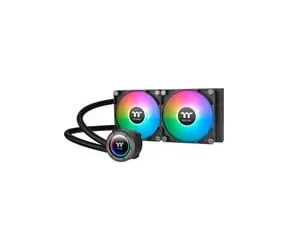 Thermaltake TH240 V2 ARGB Schwarz / AIO CPU-Wasserkühler / 2x 120 mm / 2000 U/min bei 25,8 dB / 57,05 CFM