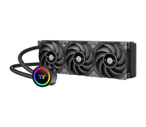 Thermaltake Toughliquid 360 ARGB grau / AIO CPU-Wasserkühler / 3x 120 mm / 2000 U/min bei 22,3 dB / 58,35 CFM