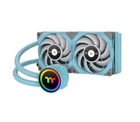Thermaltake Toughliquid 240 ARGB Blue / AIO CPU-Wasserkühler / 2x 120 mm / 2000 U/min bei 22,3 dB / 58,35 CFM