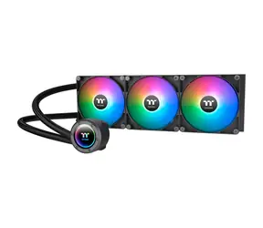 Thermaltake TH420 V2 ARGB Schwarz / AIO CPU-Wasserkühler / 3x 140 mm / 1800 U/min bei 34,7 dB / 84,32 CFM