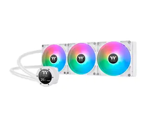 Thermaltake TH420 V2 Ultra ARGB Weiß / AIO CPU-Wasserkühler / 3x 140 mm / 3300 U/min bei 34,7 dB / 84,32 CFM