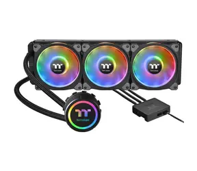 Thermaltake Floe DX RGB 360 schwarz / AIO CPU-Wasserkühler / 3x 120 mm / 1500 RPM @ 23,9 dB / 42,45 CFM