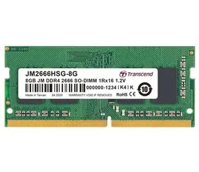 Transcend JetRam 8GB (1x8GB) 2666MHz / SODIMM / DDR4 / CL19 / 1,2V / 1Rx16