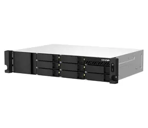 QNAP TS-864eU-8G / 4 Kerne 2,9 GHz / 8 GB RAM / 8 x SATA / 2 x 2,5 GbE / 1 x PCIe / 1 x HDMI / geringe Tiefe
