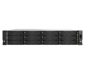 QNAP TS-h1277AXU-RP-R5-16G / 12x HDD / RYZEN Pro 5,1GHz / 16 GB DDR5 / 3,5" SATA / 2x2,5GLAN & 2x10GLAN