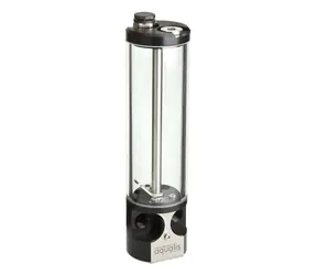 Aqua Computer aqualis XT 150 ml mit Füllstandsensor und LED-Halterung G1/4
