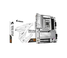 GIGABYTE B650 A ELITE AX ICE / B650 / AM5 / 4x DDR5 / PCIEx16 / 1x 2.5GLAN / ATX 