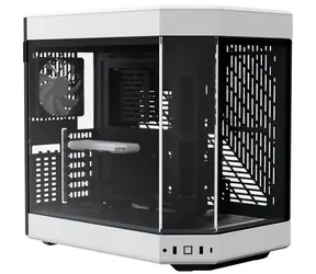Hyte Y60 TG schwarz-weiß / E-ATX / 2x USB-A 3.0 / 1x USB-C 3.1 / 3x 120mm / ohne Netzteil / transparente Seite
