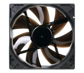 Noiseblocker BlackSilent Pro Fan PL1 schwarz / 120 mm / 11 dB bei 900 U/min / 40 CFM / 3-polig