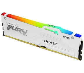 Kingston Fury Beast Weiß RGB 16 GB (1x 16 GB) DDR5 6000 MHz / CL30 / DIMM / EXPO / 1,35 V