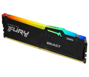 Kingston Fury Beast Schwarz RGB 16 GB (1x 16 GB) DDR5 6400 MHz / CL32 / DIMM / EXPO / 1,4 V