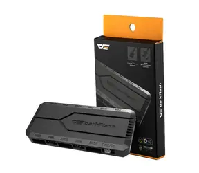 darkFlash RC2 schwarz / PWM & RGB Hub für Lüfter