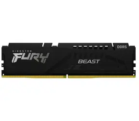 Kingston FURY Beast Schwarz 16 GB (1x 16 GB) 6000 MHz / DDR5 / CL36 / DIMM / 1,35 V / EXPO 
