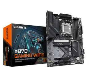 GIGABYTE X870 GAMING WIFI6 / AMD X870 / DDR5 / SATA III RAID / USB / 2.5GLAN / M.2 / sc.AM5 / ATX