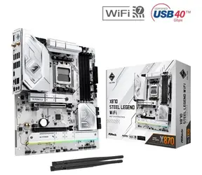 ASRock X870 STEEL Legend WIFI / AMD X870 / DDR5 / SATA III RAID / USB / 2.5GLAN / M.2 / sc.AM5 / ATX