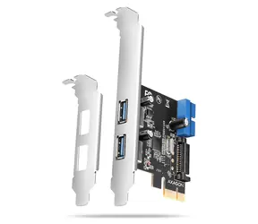 Axagon PCEU-232RS, PCIe-Controller, 2+2x USB 5Gbps- Port, SATA-Netzteil, Renesas PD720201, SP & LP