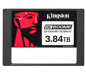 Kingston 3,84 TB SSD DC600ME Enterprise-Serie / 2,5 Zoll / R: 560 MBit/s / B: 530 MBit/s / 5 Jahre