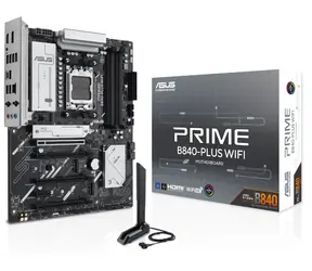 Asus Prime B840- PLUS WIFI / B840 / 4X DDR5 / 1x 2,5GLAN / Wi-Fi 6E / ATX 