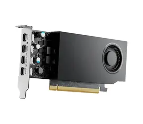 PNY Nvidia Quadro RTX A400 Power Limited (kleine Box) / 4 GB GDDR6 / 64-Bit / PCIe x8 4.0 / 4X mDP / 50 W