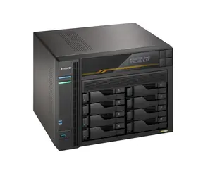 Asustor Lockerstor 8 Gen3 AS6808T 8-Bay / 4X M.2 SSD / 8x 3,5" SATA / AMD V3C14 / 16GB RAM / 5x USB / 2x 2,5/10GLAN 
