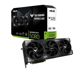 Asus TUF Gaming GeForce RTX 5080 16 GB OC / 2407 MHz / 16 GB GDDR7 / 256-Bit / 2x HDMI + 3x DP / 850 W (16)