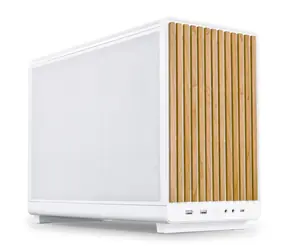 Lian Li DAN Cases A3-mATX Wood Edition weiß
