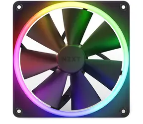 NZXT F140 PWM schwarz / 140mm / Fluid Dynamics Lager / 32,5 dB @ 1800 RPM / 89,48 CFM / 4-Pin PWM