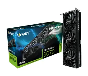 Palit GeForce RTX 5070 Infinity 3 12GB / 2512MHZ / 12GB GDDR7 / 192-bit / 1x HDMI + 3x DP / 650W (16)