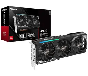 ASRock Radeon RX 9070 Challenger 16 GB / 2520 MHz / 16 GB GDDR6 / 256-Bit / 1x HDMI + 3x DP / 700 W (8+8)
