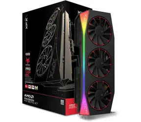 XFX Mercury Radeon RX 9070 XT Magnetic OC 16 GB / 3100 MHz / 16 GB GDDR6 / 256-Bit / 1x HDMI + 3x DP / 750 W (8+8+8)