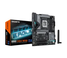 GIGABYTE B860 Eagle WiFi6E/ B860 / LGA 1851 / 4X DDR5 / PCIEx 16 / 2.5GLAN / Wi-Fi / ATX