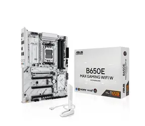 Asus B650E MAX GAMING WIFI weiß / AMD B650 / DDR5 / SATA III RAID / USB / 2.5GLAN / M.2 / sc.AM5 / ATX