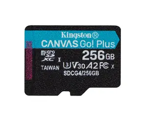 Kingston Canvas Go PLUS microSDXC 256 GB / UHS-I U3 / Klasse 10 / Lesen: bis zu 200 MB/s / Lesen: bis zu 200 MB/s / Schreiben: bis zu 160 MB