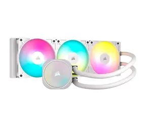 Corsair NAUTILUS ARGB weiß / 3x 120mm / 33,2dB / 300-1700 RPM / 94,87CFM / Intel + AMD