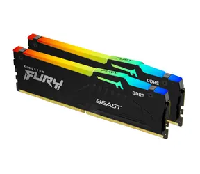 Kingston Fury Beast RGB 128 GB (2 x 64 GB) DDR5 5600 MHz / CL40 / DIMM / EXPO / XMP / 1,35 V 