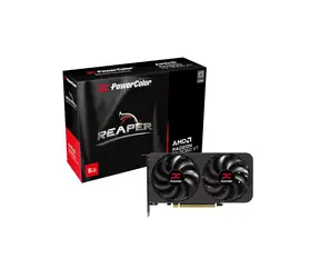 PowerColor Radeon RX 9060 XT Reaper 8GB / 3130MHz / 8GB GDDR6 / 1x HDMI + 2x DP / 500W (8)